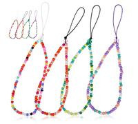 Veemoon 8pcs Long Cellphone Rope Phone Hanging Lanyard Phone Rope for Mobile Accessories