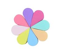 Veemoon 8pcs Petal Shape Face Cleaning Sponge Mixed Color Makeup Powder Puff Gentle Facial Cleansing Tool for All Skin Types Biodegradable and Natural Sponges for Makeup Removal