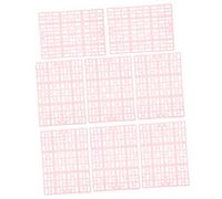 Veemoon 8Pcs Pink Pet Cage Mats Splicing Floor Pads with Drainage Anti-skid Breathable Nesting Mats for Rabbit Hamster Guinea Pig Cage Liners