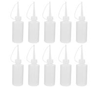 Veemoon 8pcs Plastic Machine Oil Bottles 120ml Capacity Leakproof and Unbreakable Oil Containers with Pointed Nozzle for Sewing Machines