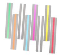 Veemoon 8pcs Portable Reading Strips Colored Overlays Page Markers for Dyslexia Guided Highlight Tracking Rulers Reading Aid Bookmarks to Reduce Visual Stress and Enhance Comprehension