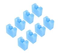 Veemoon 8pcs Reusable Ice Packs for Meal Prep Leakproof Freezer Blocks for Lunch Boxes Cool Bags Air Coolers Freeze Cooling