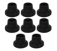 Veemoon 8pcs Shower Chair Tips Replacement, Rubber Tips for Bath Chair, 28mm ID, Shower Stool and Tub Transfer Bench, Non Slip Foot Cap Rubber Feet
