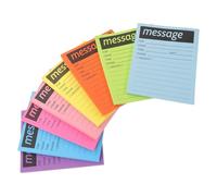 Veemoon 8pcs Telephone Message Pad 4x5 Inch Self Adhesive Lined Paper | Vivid Fluorescent Colors with Colorful Lined Pages, for Home Organizers and Receptionists, Quick Note-taking for Meetings