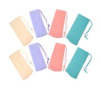 Veemoon 8pcs Thickened Mesh Soap Bags Solid Shampoo Bar Holder Soap Pouch for Shower Travel Bathroom Accessories Mesh Foaming Sleeves