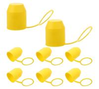 Veemoon 8pcs Tow Hitch Ball Cap - 2.12in ID Waterproof Silicone Towball Protector - Trailer Tow Ball Protector Coupling Cover for RV Truck SUV Off-Road Vehicle