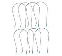 Veemoon 8Pcs U Shaped Electric Heated Curling Clips Hot Roller Accessories for Quick Styling Versatile Perm Hairstyles Compact Space Saving Hair Clips for Electric Rollers