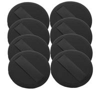 Veemoon 8pcs Ultra-Thin PU Velvet Makeup Sponges for Loose Foundation Sponges Ribbon Handle for Women’s Beauty Routine
