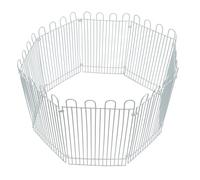 Veemoon 8Pcs White Hamster Fence Panels Small Pet Playpen Environmental-friendly Pet Exercise Enclosure for Hamsters Squirrels Reptiles