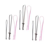 Veemoon 9 Pcs Drawstring Threader Metal Plastic Sewing Thread Inserting Tool for Pants Sweatpants Hoodies Coats Tote Bags Wear-Resistant DIY Sewing Accessory