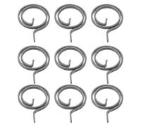 Veemoon 9pcs Door Lock Spring, Steel Torsion Coil Replacement, 17mm ID | Door Lock Repair Spring for Handle Or Latch, Fits Interior and Exterior Doors, Compatible with Knob and Lever Mechanism