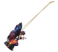 Veemoon Acrylic Butterfly Witch Hanging Ornament Hanging Acrylic Witch Lightweight Fashionable Versatile Accessory Halloween Theme Door Decoration