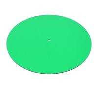 Veemoon Acrylic Green Anti-Vibration Turntable Mat for Vinyl Records, Slipmat Replacement Sound Absorbing and Anti-Static Function, Record Player Cushion for Turntable Use