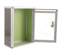 Veemoon Acrylic Small Suggestion Box with Lock, Mailbox and Raffle Ticket Container for Office and School, Donation and Ballot Box for Secure Feedback and Voting