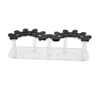 Veemoon Acrylic Tweezers Holder Organizer for Eyelash Extension Tools with Stable Base Transparent Lash Extension Display Stand for Beauty Salons and Home Use