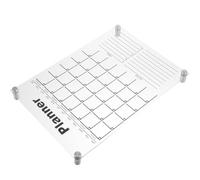 Veemoon Acrylic Wall Month Planner Board with Smooth Surface and Break Resistant Material, Dry Erase Board for Office Or Home Use, Neat and Simple Design for Effective Monthly Planning