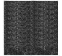 Veemoon Activated Carbon Fiber Filter Sheets Longterm Performance and Debris Removal 20pcs Black Odour Absorber Pads for Ac Vent and Window Ac Vent for Office and Apartment Use