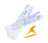 Veemoon Acupressure Reflexology Socks with Massage Tool Foot Therapy Set for Home Use Includes Trigger Point Sticks for Relaxation and Foot Care Durable Washable Portable Random Color