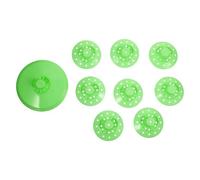 Veemoon Adjustable 8-layer Multi-hole Lollipop Display Rack Green Candy Stand Decorative Multi-layer Holder for Party Tabletop Serving and Candy Presentation