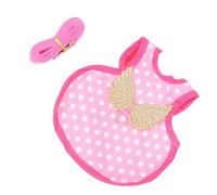 Veemoon Adjustable Chicken and Duck Harness Vest with Leash for Hens and Roosters Lightweight Pet Costume for Outdoor Walks Comfortable Hen Apron with Secure Fit Chicken Accessory