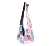 Veemoon Adjustable Colorful Triangle Reptile Shoulder Carrier Bag Small Size Breathable Travel Pouch for Bearded Dragons and Small Animals