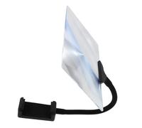 Veemoon Adjustable Gooseneck Clip Magnifying Glass for Seniors with HD Magnification Ergonomic Non-slip Grip Flexible Viewing for Reading Painting Sewing and Mobile Screen Use