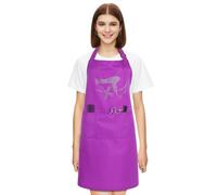 Veemoon Adjustable Hair Stylist Apron with Front Pockets Lightweight Polyester Work Apron for Hairdressers Makeup Artists and Chefs Versatile Use for Stain and Spill Protection