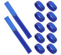 Veemoon Adjustable Pet Boot Fastening Straps Non-slip Nylon and Polyester 20pcs Paw Protector Bands, Quick Blue for Dogs and Cats for Outdoor Activities and Daily Walks