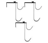 Veemoon Adjustable Pool Pole Hook Iron Fence Hanger 3pcs for Skimmers