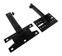 Veemoon Adjustable Wall Speaker Bracket with Extendable Telescoping Arm Heavy Duty Metal Speaker Mount for Ktv and Stage Audio Systems Space-saving Wall Fixed Support with Fit and