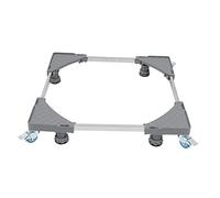 Veemoon Adjustable Washing Machine Storage Rack Washer Dryer Stack Stands Easy to Install Refrigerator Stand