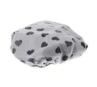 Veemoon Adjustable Waterproof Satin Bath Cap for Women Large Shower Cap Elastic Band 1 Piece for Long Hair and Spa Use