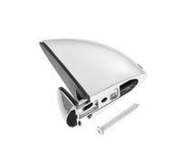 Veemoon Adjustable Zinc Alloy Shower Glass Clamp with Smooth Surface and Modern Simple Design, Suitable for 3-32mm Glass, Convenient to Install Mirror Holder Clip for Home Use
