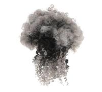 Veemoon African Bubble Ponytail Drawstring Long Hairstyle Extension Bangs for Women Curly Hair Buns Hair