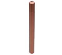 Veemoon Aluminum Alloy Incense Stick Tube 20G with Simple Coffee Brown Incense Holder Insert, Metal Storage Container for Household Aromatherapy