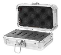 Veemoon Aluminum Alloy Telescope Filter Storage Box Weather Resistant Hard Case for Multiple Filters Eyepieces Compact Carry Organizer for Astronomical and Backyard Stargazing