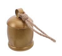Veemoon Antique Hanging Bell Diameter Rustic Metal Cowbell with Jute Rope for Farmhouse Decor Christmas Tree Ornament Garden and Door Charm Vintage Country Style Cow Bell