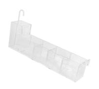 Veemoon Aquarium Filter Box Hanging Filtration Drip Filtration Acrylic Fish Tank Filter Box for Home and Office Use Wet-dry Separation No Pump