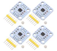 Veemoon As5600 Magnetic Encoder Angle Measurement Sensor Module High Precision 12Bit Magnetic Induction Multi-Use Sensor Module for Repairing and Project Applications 4Pcs