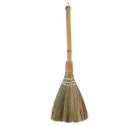Veemoon Asian Straw Broom: Vietnamese Straw Broom - Handheld Grass Sweeper with Bamboo Handle - Whisk Brush for For Indoor Outdoor Cleaning