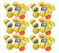 Veemoon Assorted 14mm Mixed Color Glass Marbles 100pcs Retro Style Marble Game Balls for Ages 4-8 Decorative Fish Tank Glass Balls and Run Accessories Random Color