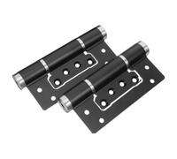 Veemoon Automatic Door Self-Closing Hinge Invisible Hydraulic Door Closer Adjustable Aluminum Black Offices and Bedrooms and Pets