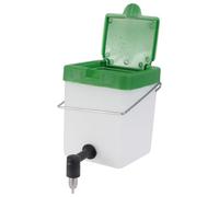 Veemoon Automatic Rabbit Water Container Drinking Bowl for Pets Easy to Install and Clean Safe Environmental Material White Water Dispenser for Animals Random Color