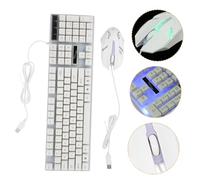 Veemoon Backlit Mechanical Keyboard Rgb Gaming Mouse Ergonomic Non-conflict Random Style