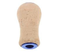 Veemoon Baitcasting Reel Handle Arm with Soft Blue Cork Knob Replacement for Spinning Reels Fishing Accessories DIY Upgrade Part for Anglers