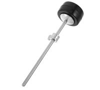 Veemoon Balanced Bass Drum Pedal Beater with Non-slip round Hammer Head Metal Shaft Replacement for Quiet Practice and Live Performance Drum Accessory for Multiple Pedal Compatibility