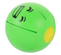 Veemoon Ball for Dogs Light Green Plastic Pressable Interactive | Wear-resistant, Tooth Grinding, Decompression Play, Puppy Growing-up Use
