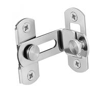 Veemoon Barn Door Latch Hook Lock Stainless Steel Sliding Security Gate Latch 90 Degree Flip Lock for Outdoor Garden and Barn Doors
