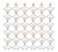Veemoon Bat Clasp Spring Clips Loaded Keychain 30pcs Metal Strong with Snap Opening, Multipurpose Swivel Keyrings Halloween Accessories for DIY Keychain Making and Craft