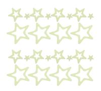 Veemoon Bathtub Stickers with Easy Installation 24pcs Five Pointed Star Non Slip Green Made of Peva and Enhanced Traction to Keep and Family Members Safe for Bathroom and Home Decor